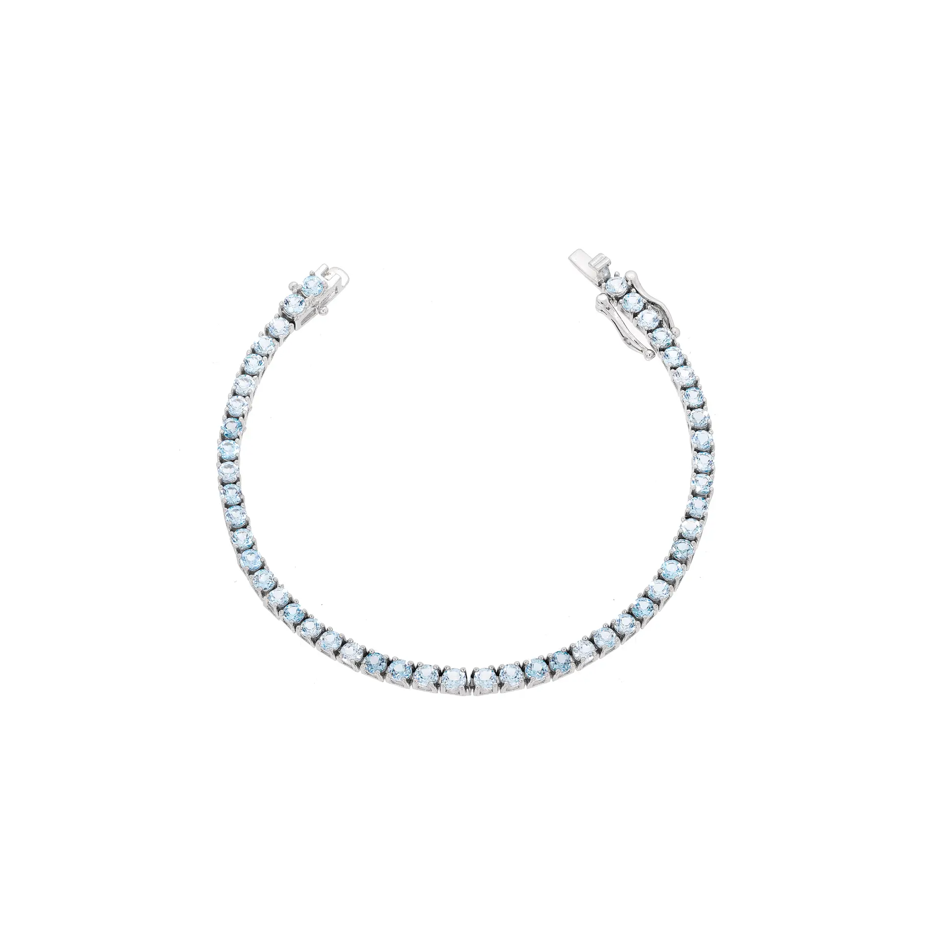 PULSEIRA RIVIERA 4 GARRAS PRATA 925 SKY