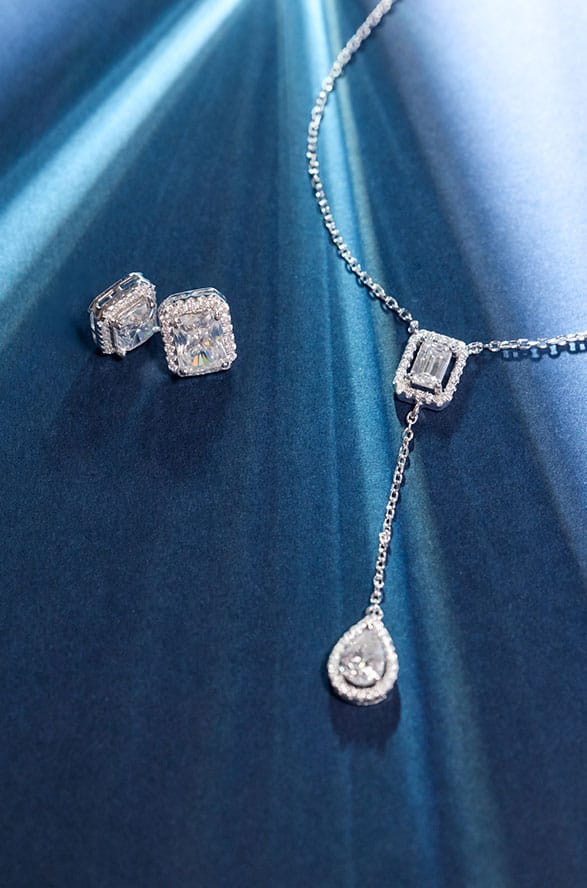 Moissanite Alinare - Atacado de joias em prata 925 para revenda