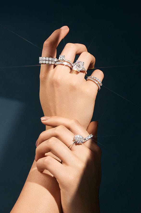 Moissanite Alinare - Atacado de joias em prata 925 para revenda
