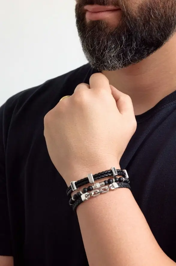 Alinare atacado de joias em prata 925 masculino para revenda