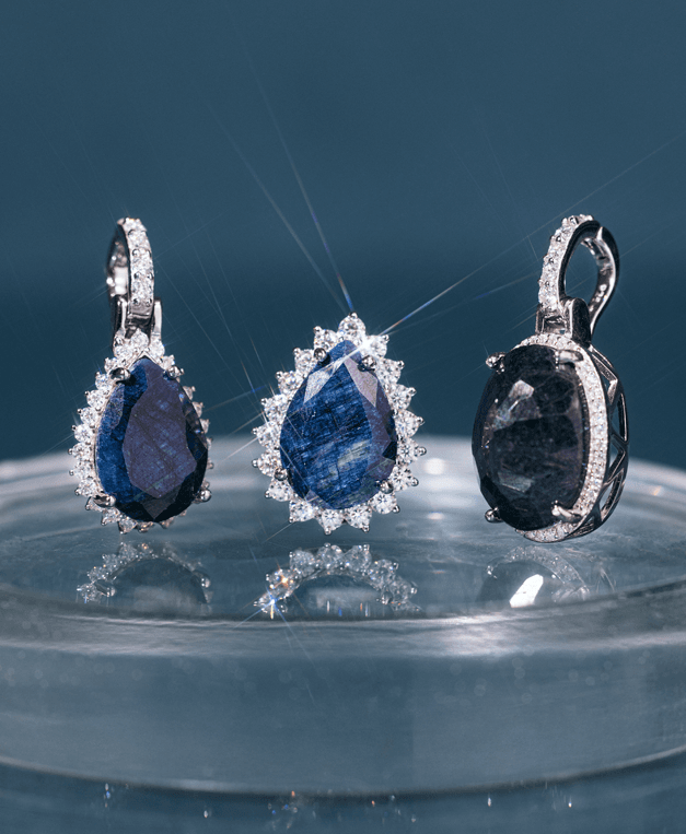 pedra preciosa safira indiana